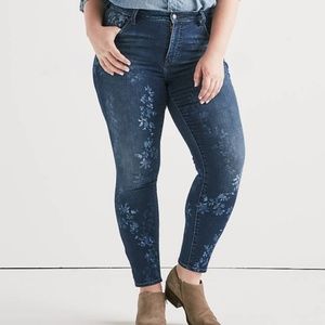 Hayden Floral Skinny Jeans